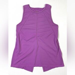 Athleta Tank Top Women’s Small Sleeveless Purple Ventilated Activewear